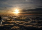 Over Clouds , Sunset