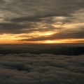 Over Clouds , Sunset
