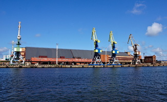 Frachthafen von Ventspils