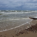 die Ostsee bei kräftigem Wind